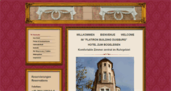 Desktop Screenshot of hotel-zum-buegeleisen.com
