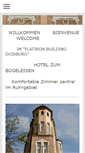 Mobile Screenshot of hotel-zum-buegeleisen.com